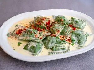 Ravioles de verdura y ricota