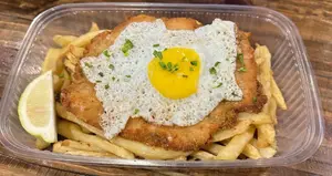 Suprema caballo papas fritas
