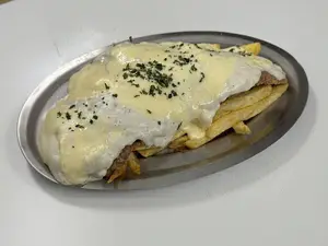 Suprema roquefort papas fritas