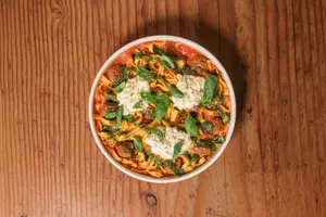 Cintas caseras con albóndigas