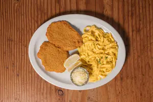 Milanesa y pasta
