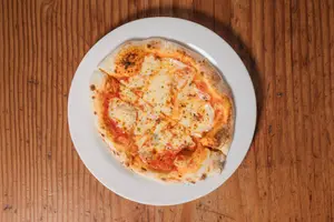 Mini pizza de mozzarella