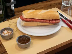 Choripan con 1/2 rosca