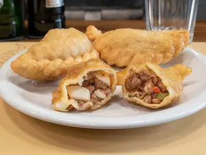 Empanada de carne frita