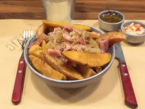 Papas fritas rusticas