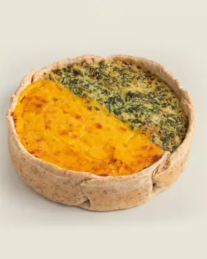 Quiche de acelga y calabaza
