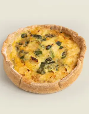 Quiche de pollo & puerro