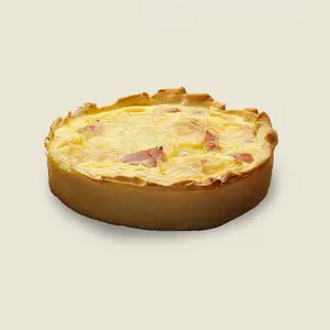 Quiche jamón queso. sin gluten