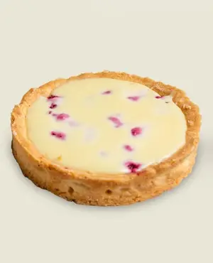 Tarteleta de chocolate blanco