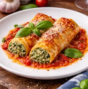 Canelones de verdura