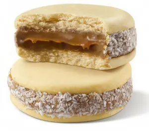 Alfajor de maicena con ddl (sin tacc)