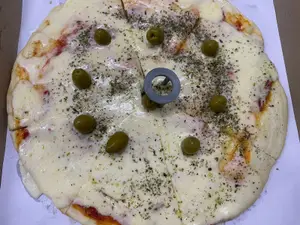 Pizza fugazzeta con roquefort