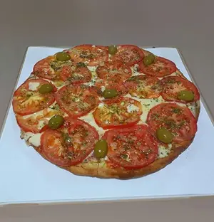 Pizza  napolitana con jamón