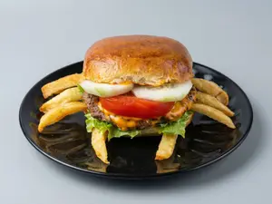 Garden Burguer Con Papas