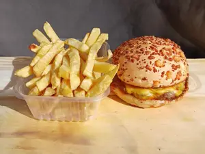 Hamburguesa Simple +Papas