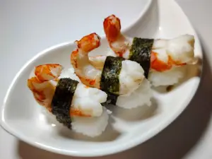 Niguiri de langostino