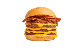 Burger melt triple con papas