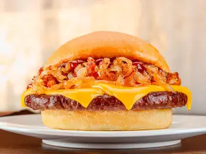 Cheese onion simple con papas