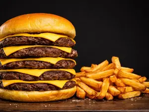 Cheeseburger XL Quintuple