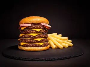 Cheeseburger xl quintuple baco