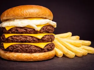 Cheeseburger XL Triple Huevo