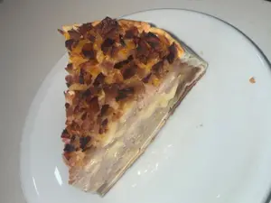 Tarta de jamón y queso