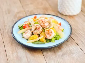 Ensalada de langostinos