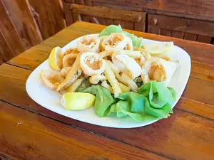 Rabas + fritas