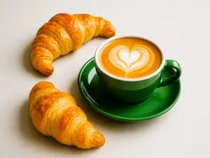 Cafe con leche + 2 medialunas