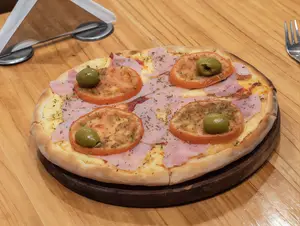 Pizza napo jamón individual