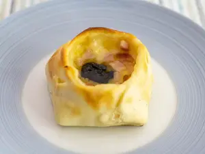 Canastita con panceta ciruela