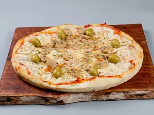 Pizza con champignones