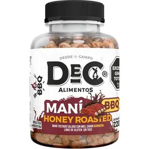 Maní Dec Alimentos Honey Roasted Bbq 220 g