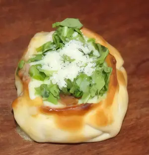 Canastita jamón crudo y rúcula