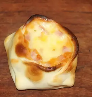 Canastita jamón y mozzarella