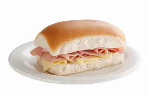 Pebete jamon y queso