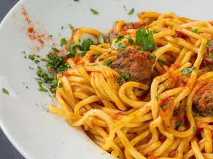 Fideos cuerda de guitarra