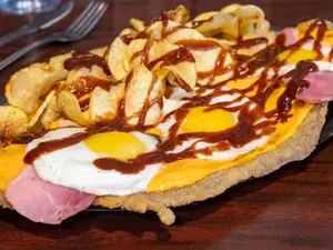 Milanesa gringa gigante