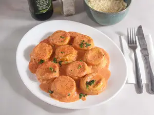 Sorrentinos de jamón y queso