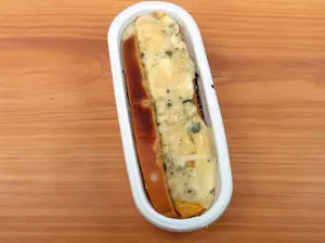 Pancho gratinado 4 quesos