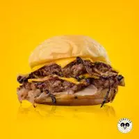 Burger oklahoma con papas