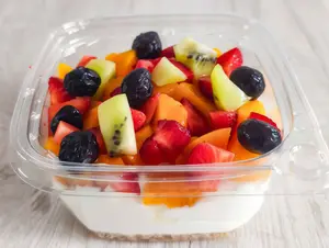 Mix de frutas con crema