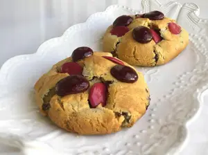 Monster Cookie De Frambuesa