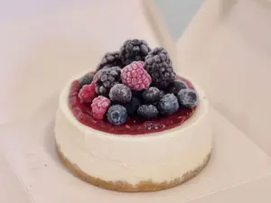 Mini cheesecake de frutos
