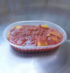 Ravioles Pollo Y Salsa