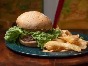 Doble Con Cheddar + Fritas