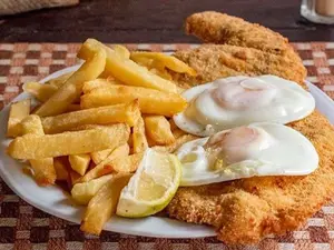 Doble l t ch pep + fritas