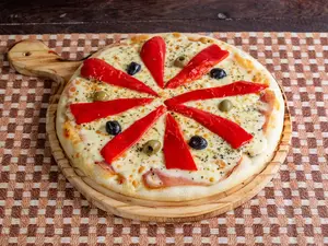 Grande anchoas con muzzarella