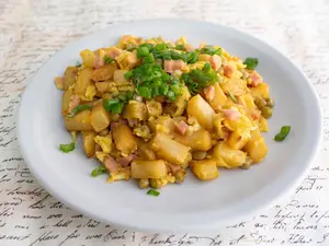 Revuelto de gramajo de papa