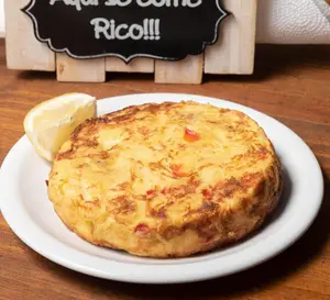 Tortilla grande de papa